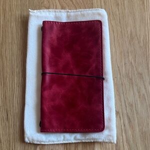 Chic Sparrow Weekly Folio – Orient Leather – Oxblood / Burgundy – USA Made